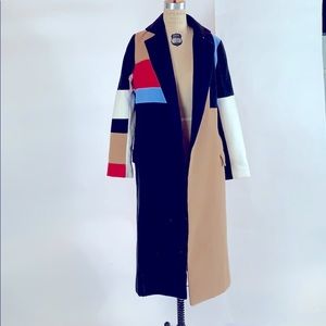 Color Block Coat